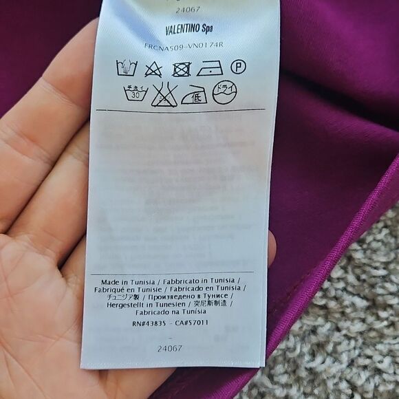 Nwt Red Valentino  Magenta Sleeveless Dress L - Picture 4 of 11